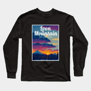 Loon Mountain New Hampshire United States ski Long Sleeve T-Shirt